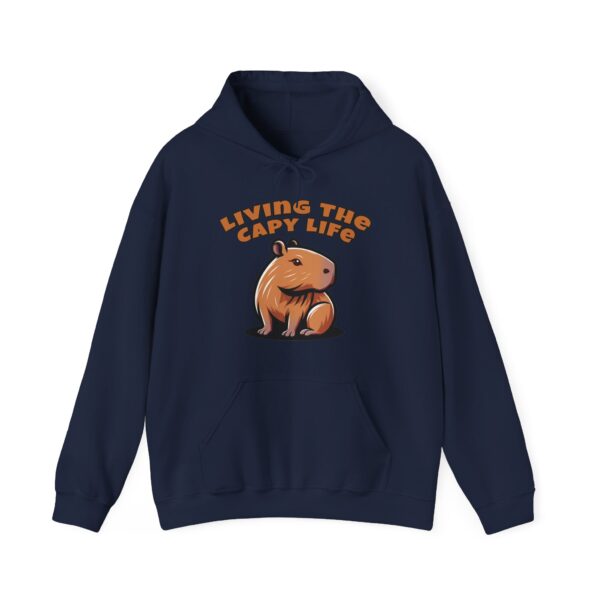 Unisex Heavy Blend™ Hooded Sweatshirt with Cute Capybara Design – Warm and Stylish Hoodie