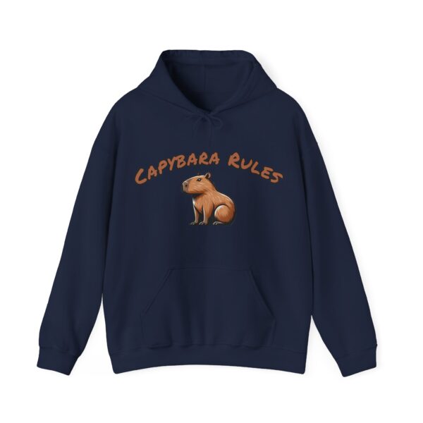 Unisex Heavy Blend™ Hooded Sweatshirt with Cute Capybara Design – Warm and Stylish Hoodie