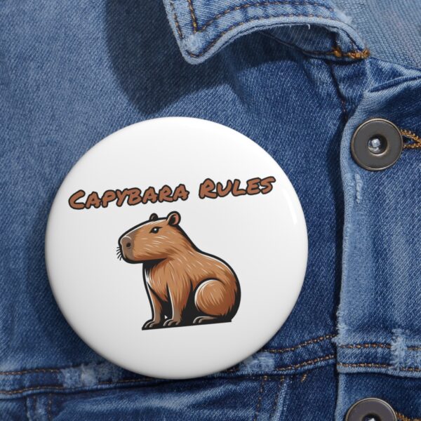 10427939201937632810_2048-1.jpeg Custom Capybara Pin Buttons – Unique, Cute & Collectible Pins with Adorable Capybara Design