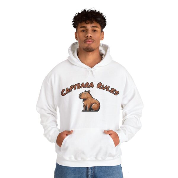 Unisex Heavy Blend™ Hooded Sweatshirt with Cute Capybara Design – Warm and Stylish Hoodie