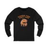 Unisex Jersey Long Sleeve Tee with Unique Capybara Design – Comfortable and Stylish Top