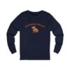 Unisex Jersey Long Sleeve Tee with Unique Capybara Design – Comfortable and Stylish Top