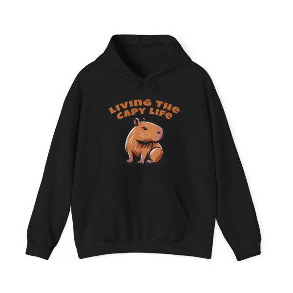Unisex Heavy Blend™ Hooded Sweatshirt with Cute Capybara Design – Warm and Stylish Hoodie