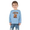 Toddler Long Sleeve Tee with Adorable Capybara Design – Soft, Warm, and Fun for Everyday Wear