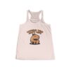 Womens Flowy Racerback Tank with Adorable Capybara Design – Lightweight, Stylish, and Fun for Summer