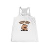 Womens Flowy Racerback Tank with Adorable Capybara Design – Lightweight, Stylish, and Fun for Summer