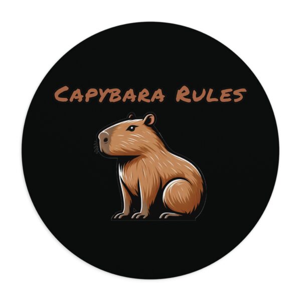 Capybara Mouse Pad – Smooth, Durable Surface with Adorable Capybara Design