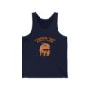 Unisex Jersey Tank Top with Cute Capybara Design – Perfect for Summer Style