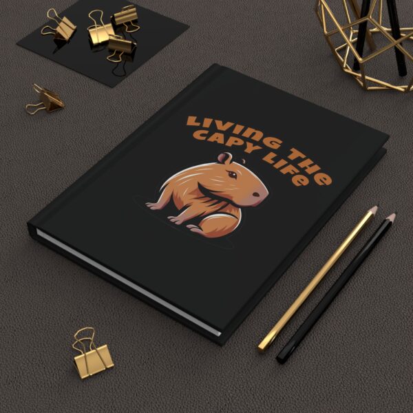 "Capybara Hardcover Journal Matte – Cute and Stylish Notebook for capybara Lovers"