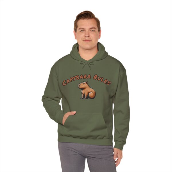Unisex Heavy Blend™ Hooded Sweatshirt with Cute Capybara Design – Warm and Stylish Hoodie
