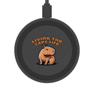 Capybara Quake Wireless Charging Pad – Fast, Reliable Charging with Adorable Capybara Design