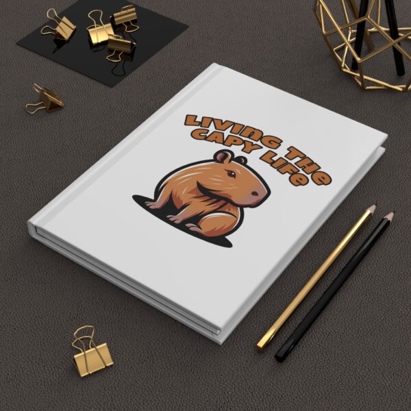 "Capybara Hardcover Journal Matte – Cute and Stylish Notebook for capybara Lovers"