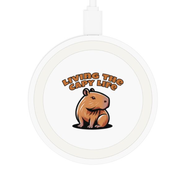 Capybara Quake Wireless Charging Pad – Fast, Reliable Charging with Adorable Capybara Design