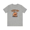 Unisex Jersey Short Sleeve Tee with Adorable Capybara Design – Soft and Stylish T-Shirt
