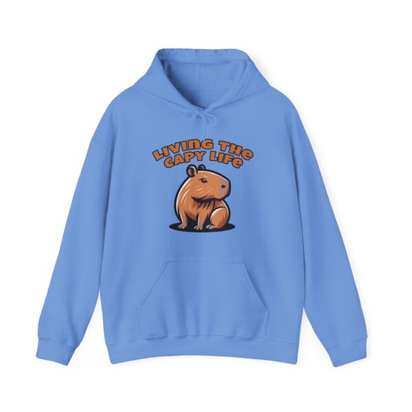 Unisex Heavy Blend™ Hooded Sweatshirt with Cute Capybara Design – Warm and Stylish Hoodie