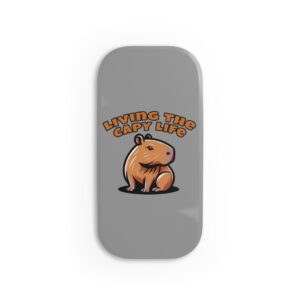 Capybara Phone Grip – Cute & Functional Click-On Grip for Secure Hold