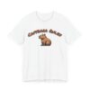 Unisex Jersey Short Sleeve Tee with Adorable Capybara Design – Soft and Stylish T-Shirt