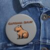 Custom Capybara Pin Buttons – Unique, Cute & Collectible Pins with Adorable Capybara Design