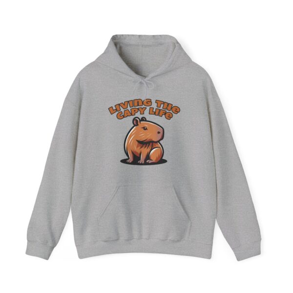 Unisex Heavy Blend™ Hooded Sweatshirt with Cute Capybara Design – Warm and Stylish Hoodie