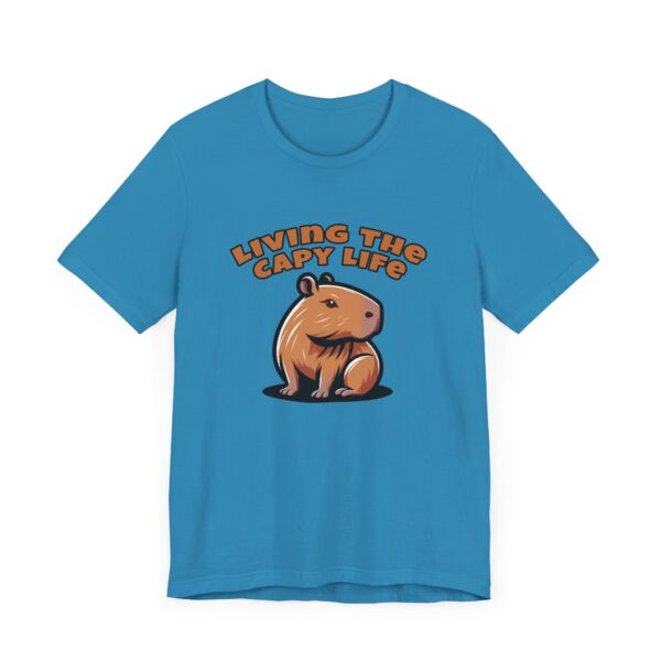 Unisex Jersey Short Sleeve Tee with Adorable Capybara Design – Soft and Stylish T-Shirt