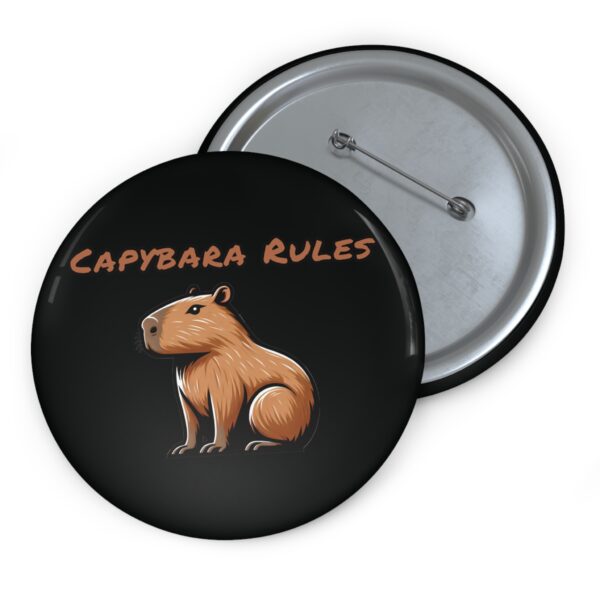 Custom Capybara Pin Buttons – Unique, Cute & Collectible Pins with Adorable Capybara Design