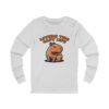 Unisex Jersey Long Sleeve Tee with Unique Capybara Design – Comfortable and Stylish Top