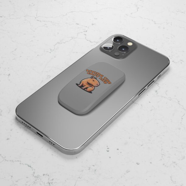 Capybara Phone Grip – Cute & Functional Click-On Grip for Secure Hold