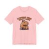 Unisex Jersey Short Sleeve Tee with Adorable Capybara Design – Soft and Stylish T-Shirt