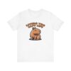 Unisex Jersey Short Sleeve Tee with Adorable Capybara Design – Soft and Stylish T-Shirt
