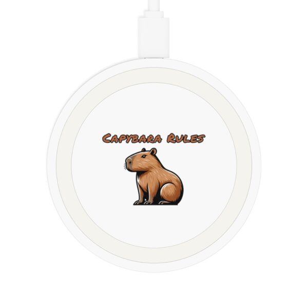 Capybara Quake Wireless Charging Pad – Fast, Reliable Charging with Adorable Capybara Design