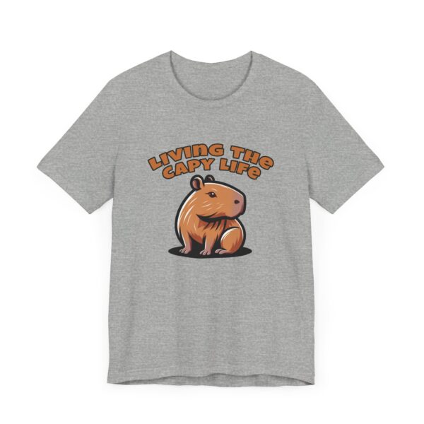 Unisex Jersey Short Sleeve Tee with Adorable Capybara Design – Soft and Stylish T-Shirt