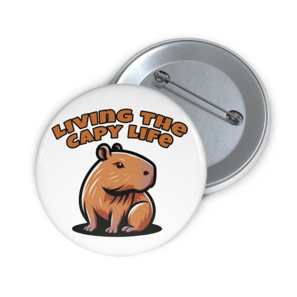 Custom Capybara Pin Buttons – Unique, Cute & Collectible Pins with Adorable Capybara Design
