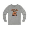 Unisex Jersey Long Sleeve Tee with Unique Capybara Design – Comfortable and Stylish Top