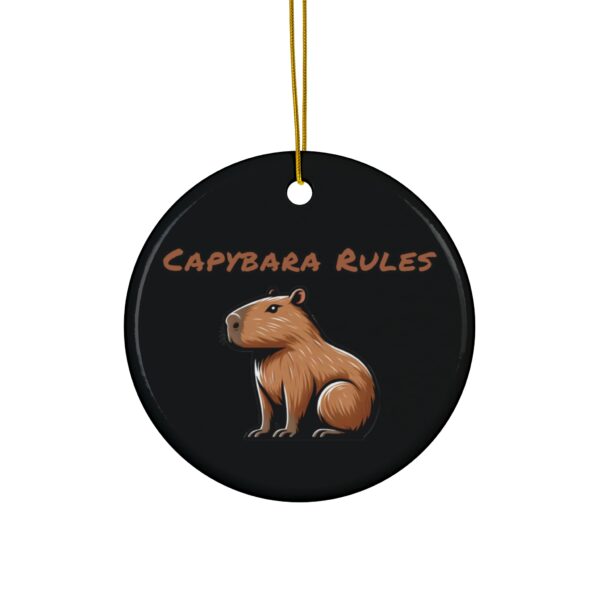 Capybara Ceramic Ornament – Unique & Adorable Holiday Decor with Cute Capybara Design