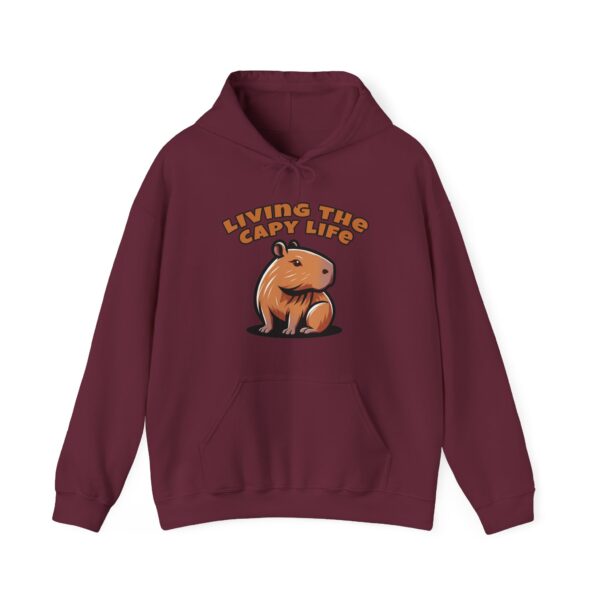 Unisex Heavy Blend™ Hooded Sweatshirt with Cute Capybara Design – Warm and Stylish Hoodie