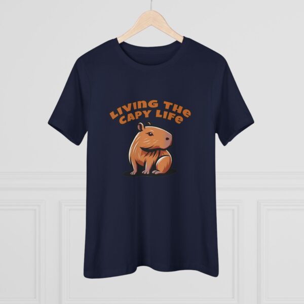 Women's Cotton Tee with Cute Capybara Design – Soft, Comfortable, and Stylish Casual Top