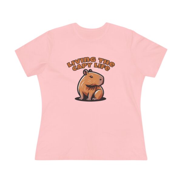 Women's Cotton Tee with Cute Capybara Design – Soft, Comfortable, and Stylish Casual Top