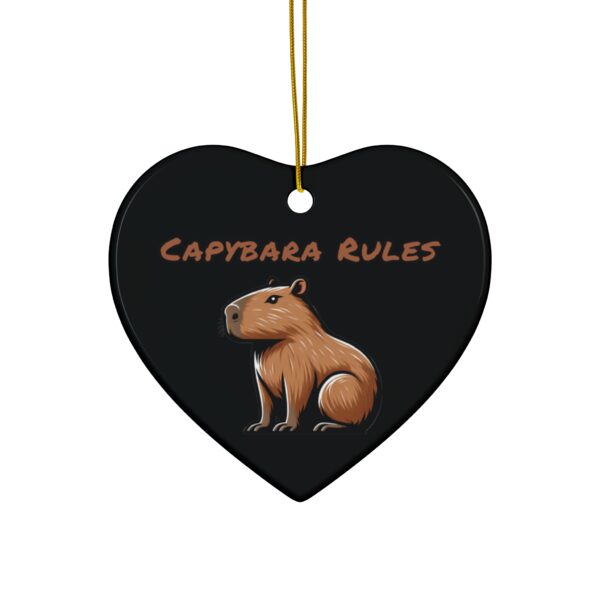 Capybara Ceramic Ornament – Unique & Adorable Holiday Decor with Cute Capybara Design