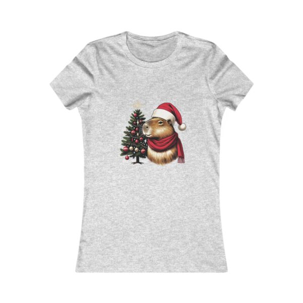 Women's Christmas Capybara Favorite Tee – Soft and Festive Casual Top