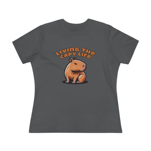 Women's Cotton Tee with Cute Capybara Design – Soft, Comfortable, and Stylish Casual Top