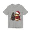 Unisex Christmas Capybara Tee – Festive and Cozy Short Sleeve Shirt