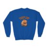 Youth Crewneck Sweatshirt with Adorable Capybara Design – Cozy and Fun for Everyday Wear