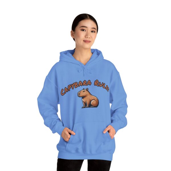 Unisex Heavy Blend™ Hooded Sweatshirt with Cute Capybara Design – Warm and Stylish Hoodie