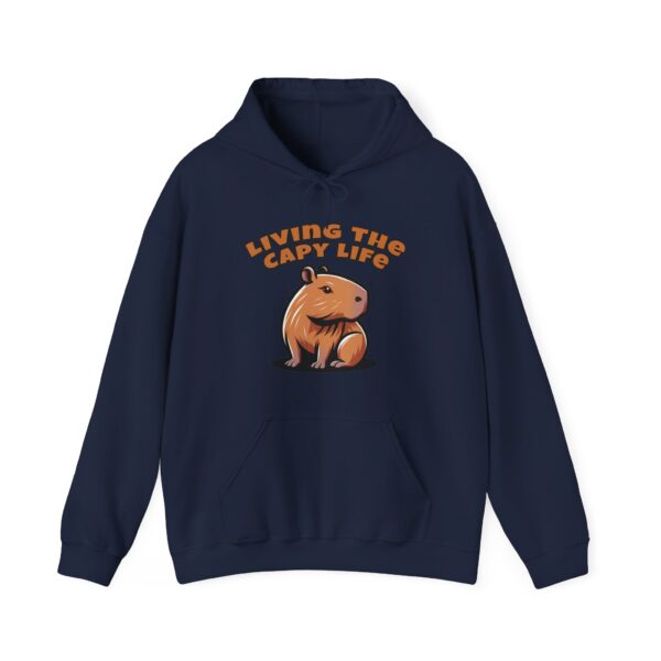 Unisex Heavy Blend™ Hooded Sweatshirt with Cute Capybara Design – Warm and Stylish Hoodie