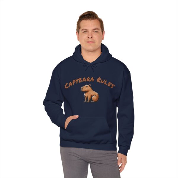 Unisex Heavy Blend™ Hooded Sweatshirt with Cute Capybara Design – Warm and Stylish Hoodie