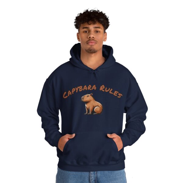 Unisex Heavy Blend™ Hooded Sweatshirt with Cute Capybara Design – Warm and Stylish Hoodie
