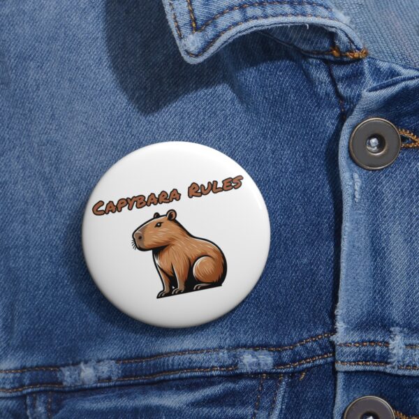 17184580435471019709_2048.jpeg Custom Capybara Pin Buttons – Unique, Cute & Collectible Pins with Adorable Capybara Design