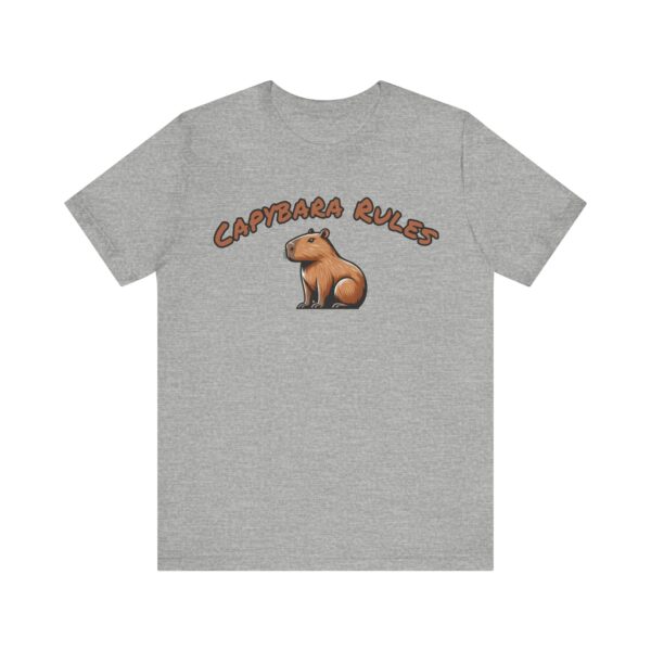 Unisex Jersey Short Sleeve Tee with Adorable Capybara Design – Soft and Stylish T-Shirt