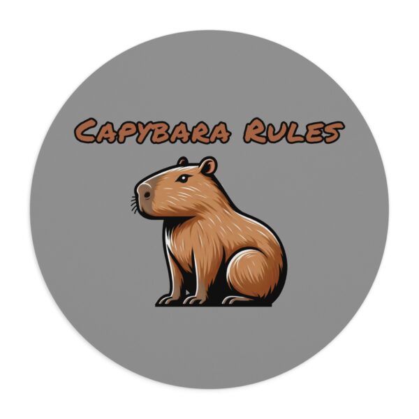 Capybara Mouse Pad – Smooth, Durable Surface with Adorable Capybara Design