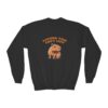 Youth Crewneck Sweatshirt with Adorable Capybara Design – Cozy and Fun for Everyday Wear